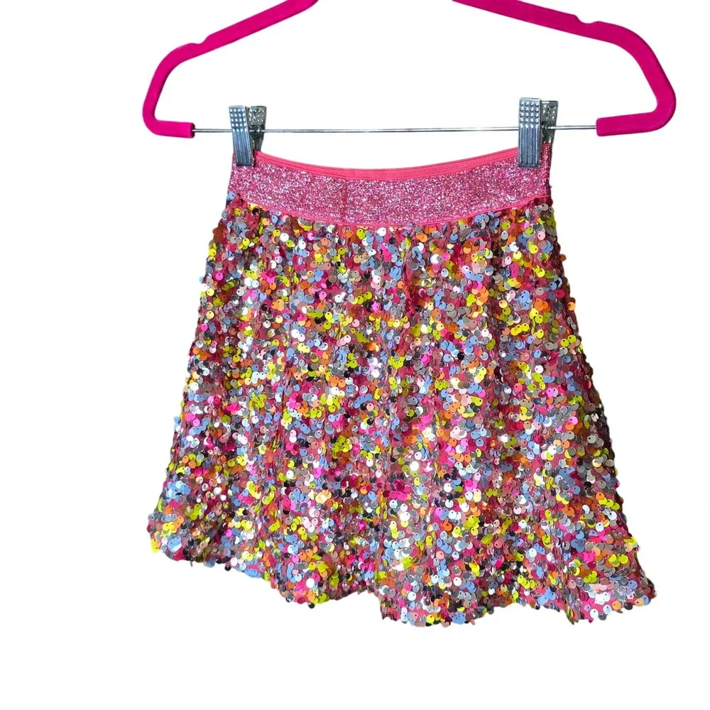 365kids from‎ Garanimals Girls Pink Sequin A-Line Skirt Size 7 Party Sparkle